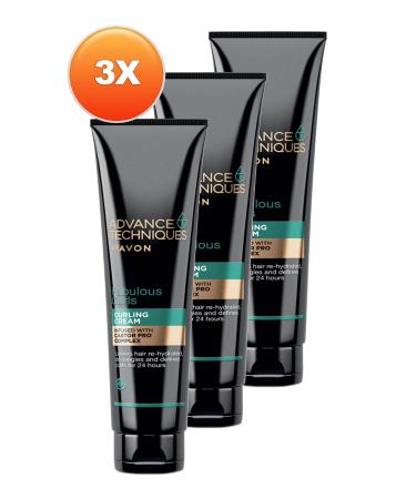 Avon Advance Techniques Curl Styling Leave-In Hair Care Cream 150 Ml. Triple Set - Buy Online on GoSupps.com