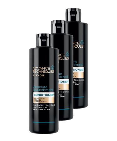 Avon Advance Techniques Nourishing Hair Conditioner with Argan Oil 250 Ml. Triple Set
