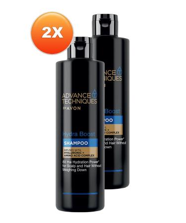 Avon Advance Techniques Hydra Boost Moisturizing Shampoo 400 Ml. Duo Set - Buy Online on GoSupps.com