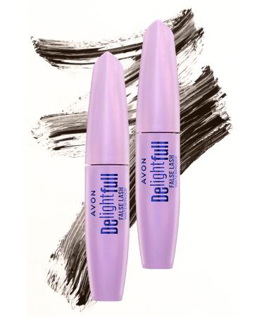 Avon Delightful False Lash Waterproof Mascara 10 Ml. Lava Brown Duo Set