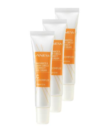 Avon Anew Radiance Dark Circles Eye Cream 15 Ml. Triple Set