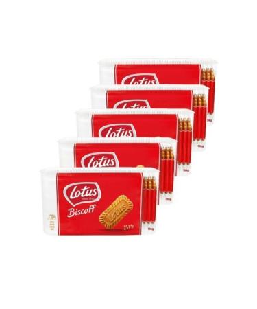 Lotus Biscoff Caramelized Biscuits 25 X 6.25 Gr 5 Pack