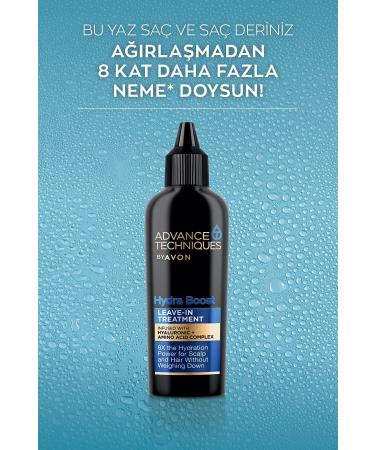 Avon Advance Techniques Hydra Boost Moisturizing Leave-In Hair Care Cream 50 Ml. Set of Two - Buy Online on GoSupps.com