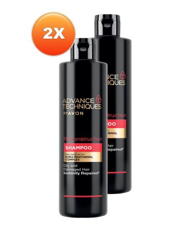 Avon Advance Techniques Reconstruction Repair Shampoo 400 Ml. Duo Set - Buy Online on GoSupps.com