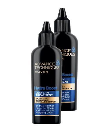 Avon Advance Techniques Hydra Boost Moisturizing Leave-In Hair Care Cream 50 Ml. Set of Two