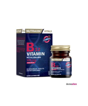Nutraxin Vitals Vitamin B12 60 Tablets