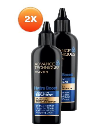 Avon Advance Techniques Hydra Boost Moisturizing Leave-In Hair Care Cream 50 Ml. Set of Two - Buy Online on GoSupps.com