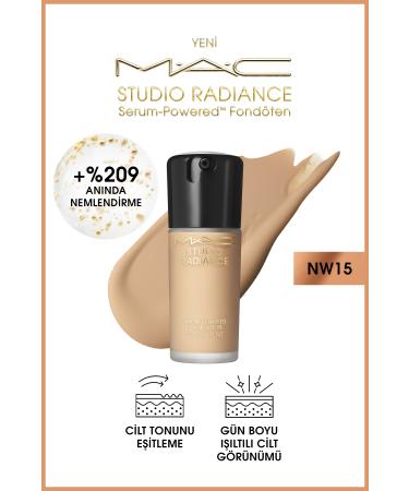 Mac Foundation-NW15 - Studio Radiance Serum-Powered 30 ml