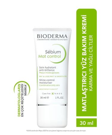Bioderma SEBIUM MAT CONTROL MATTING ANTI-SHINE CREAM FOR COMBINED AND OILY SKIN 30 ML GKURN743