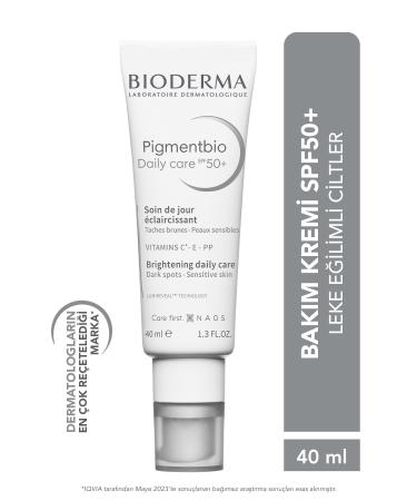 Bioderma P GMENTB O DAILY CARE SPF50 ANT -BLEM SH SUNSCREEN VITAMIN E AND C CREAM 40 ML Face Cream