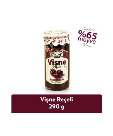 Kavlak Olive Cherry Jam 290 Gr Glass Jar