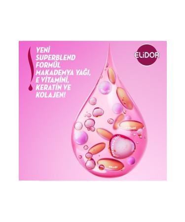 Elidor Superblend Serum Care Cream Strong and Bright Vitamin E Macadamia Oil Keratin 400 Ml - Buy Online on GoSupps.com