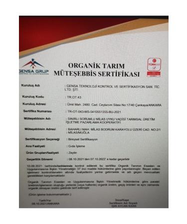 Milas Sleep Valley Olive Oil Milas Sleep Valley Agricultural Cooperative Organic Olive Oil - Buy Online on GoSupps.com