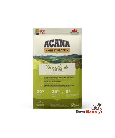 Acana REGIONALS GRASSLANDS LAMB DUCK EGG AND LAKE FISH DOG FOOD 2 KG