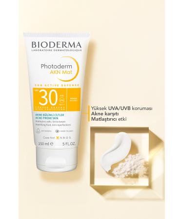 Bioderma PHOTODERM AKN MATTE ANTI-ACNE SUN CREAM OILY ACNE-PRONE SKIN 150 ML PRVNTVE28 - Buy Online on GoSupps.com