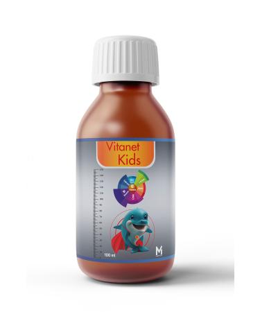 Vitanet Kids Fish Oil Multivitamin Syrup 100 ml - Buy Online on GoSupps.com