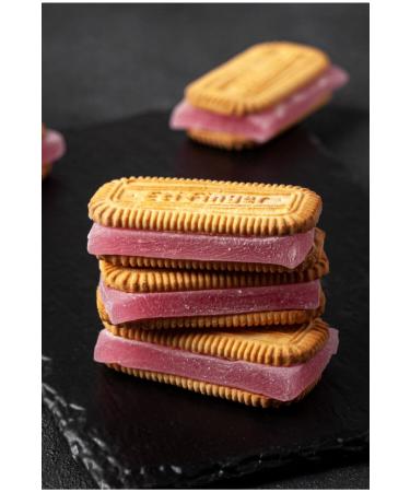 H srevzade Rose Turkish Delight in Biscuits 500 Gr.