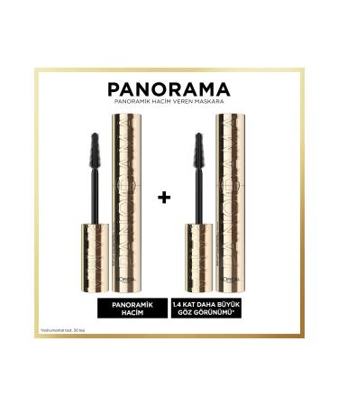 L'Oreal Paris Panorama Volumizing Mascara Black SET OF 2