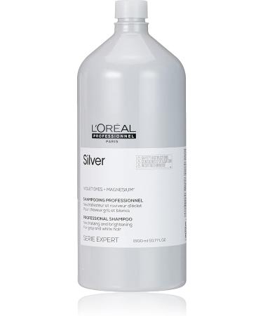 L'oreal Professionnel Loreal Professionnel Serie Expert Silver Shampoo for Gray and White Hair 1500 mlSED6469333339