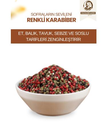 Hasanzade Colored Black Pepper 500 GR
