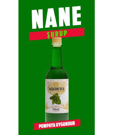 AGOSTO 750 Ml Mint Flavored Syrup