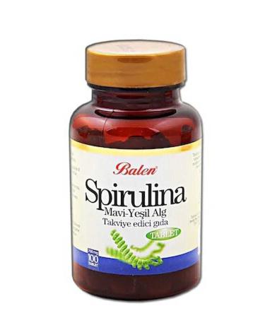 Balen Spirulina Tablet Seaweed Algae 100 X 740 Mg - Buy Online on GoSupps.com