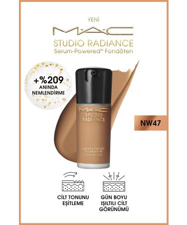Mac Studio Radiance Serum-Powered Foundation-NW47-30ml