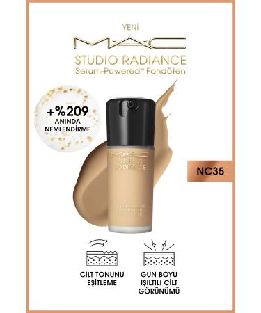 Mac Foundation-NC35 - Studio Radiance Serum-Powered 30 ml