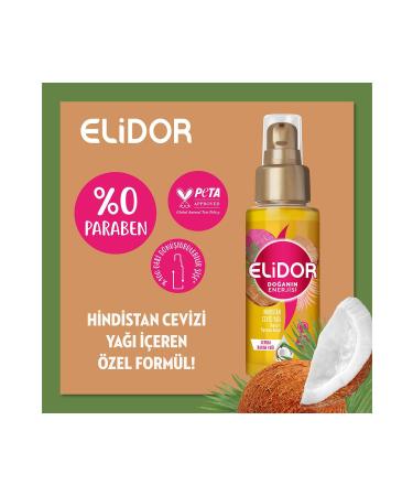 Elidor Nature's Energy Serum Hair Care Oil Coconut Oil Repair and Anti-Damage 80ml - Buy Online on GoSupps.com