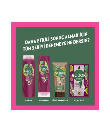 Elidor Nature's Energy Serum Hair Care Oil Avocado and Grape Seed Oil 80 ml - Buy Online on GoSupps.com