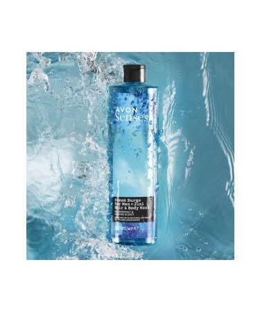 Avon Senses Ocean Surge 2 in 1 Hair and Body Shampoo for Men