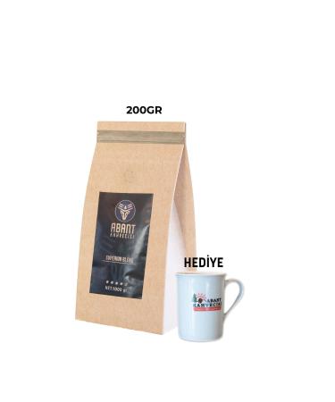Abant Kahvecisi Superior Blend Premium Espresso Bean Coffee + Cup (200gr)
