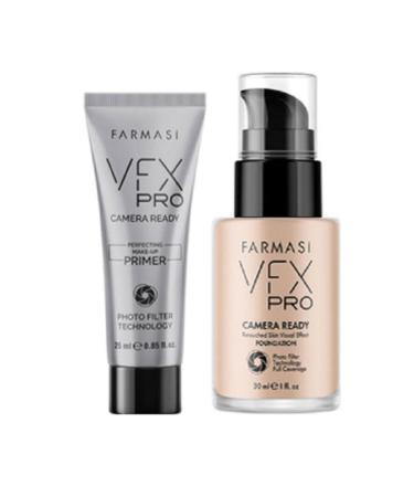 Farmasi Vfx Pro Foundation - Porcelain & Vfx Pro Makeup Base
