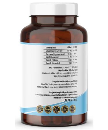 Ncs Calcium Magnesium Zinc D&k (Calcium Magnesium Zinc) 120 Tablets - Buy Online on GoSupps.com