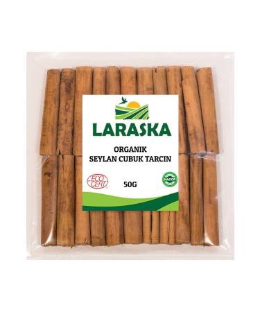 Laraska Organic Organic Ceylon - Ceylon Cinnamon Sticks 50g - Organic Ceylon Cinnamon Sticks 50g