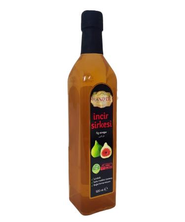 Hanzade Herbal Fig Vinegar 500 ml Natural Fermented Pure Drinkable Glass Bottle Fig Vinegar (IR-154210) - Buy Online on GoSupps.com