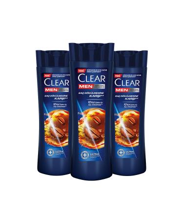 Clear Men Anti-Dandruff Shampoo Against Hair Loss 350 ml X3 - Buy Online on GoSupps.com