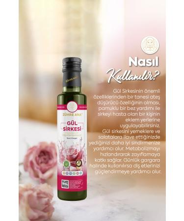 Mother Z hre Rose Vinegar Natural Fermentation Rose Vinegar 500 Ml - Buy Online on GoSupps.com