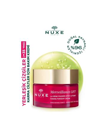 Nuxe Merveillance Lift Firming Powdery Cream - Firming Day Cream for Combination & Oily Skin 50ml