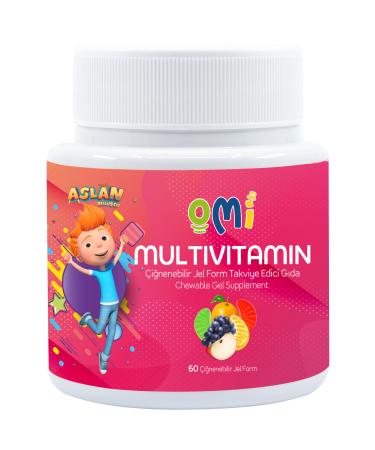 OM Omi - Multivitamin Chewable Gel Form 60 Soft Candy - Aslan TRT Child