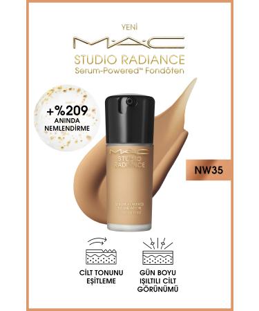 Mac Foundation-NW35 - Studio Radiance Serum-Powered 30 ml