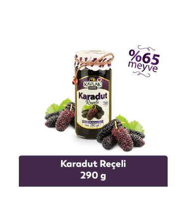 Kavlak Olive Black Mulberry Jam 290 Gr Glass Jar
