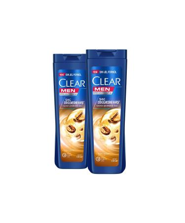 Clear Men Anti-Dandruff Shampoo Against Hair Loss Coffee Bean Extract 350 Ml X 2 Pieces - Buy Online on GoSupps.com