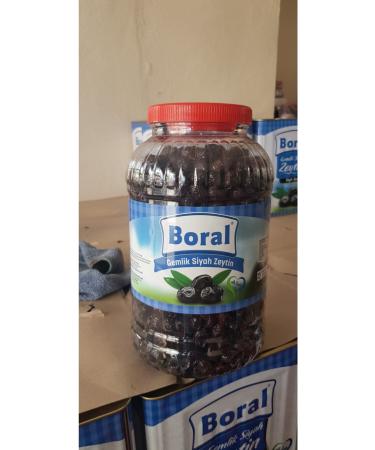 boral olive Gemlik Black Olive Net 3.25 Kg Pet 261-290 Caliber (5 stars)
