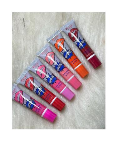 Rose 6-piece peel-off lipstick set