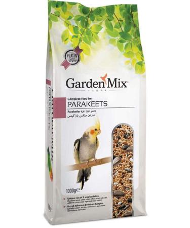 Gardenmix Platinum Paradise Cockatiel Parakeet Food 1 Kg X 5 Pieces