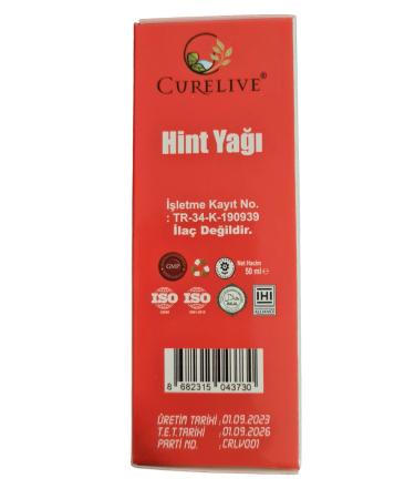 CURELIVE Suitable for All Skin Types 0 Natural Pure Castor Oil Against Hair Loss 50ml Glass Bottle 1pc - Buy Online on GoSupps.com