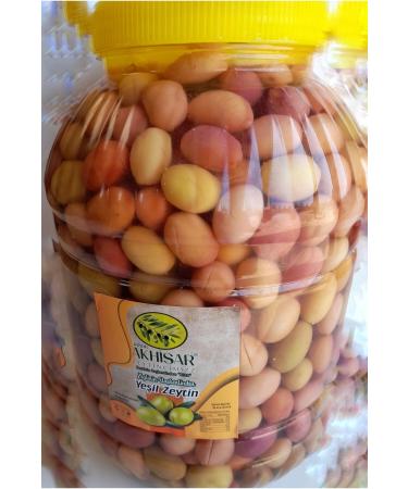 Our natural Akhisar olive 5kg Pink 3 Kilos Light Salted Sele Olives - Buy Online on GoSupps.com