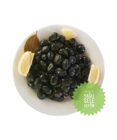 Our Natural Akhisar Olive Producer Stone Pressed Oiled Black Olives 3.5kg