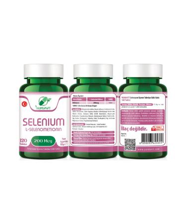 Yurdavit Set 120 Tablets Magnesium Citrate 500 mg Zinc Gluconate 15 mg Selenium 200 Mcg - Buy Online on GoSupps.com